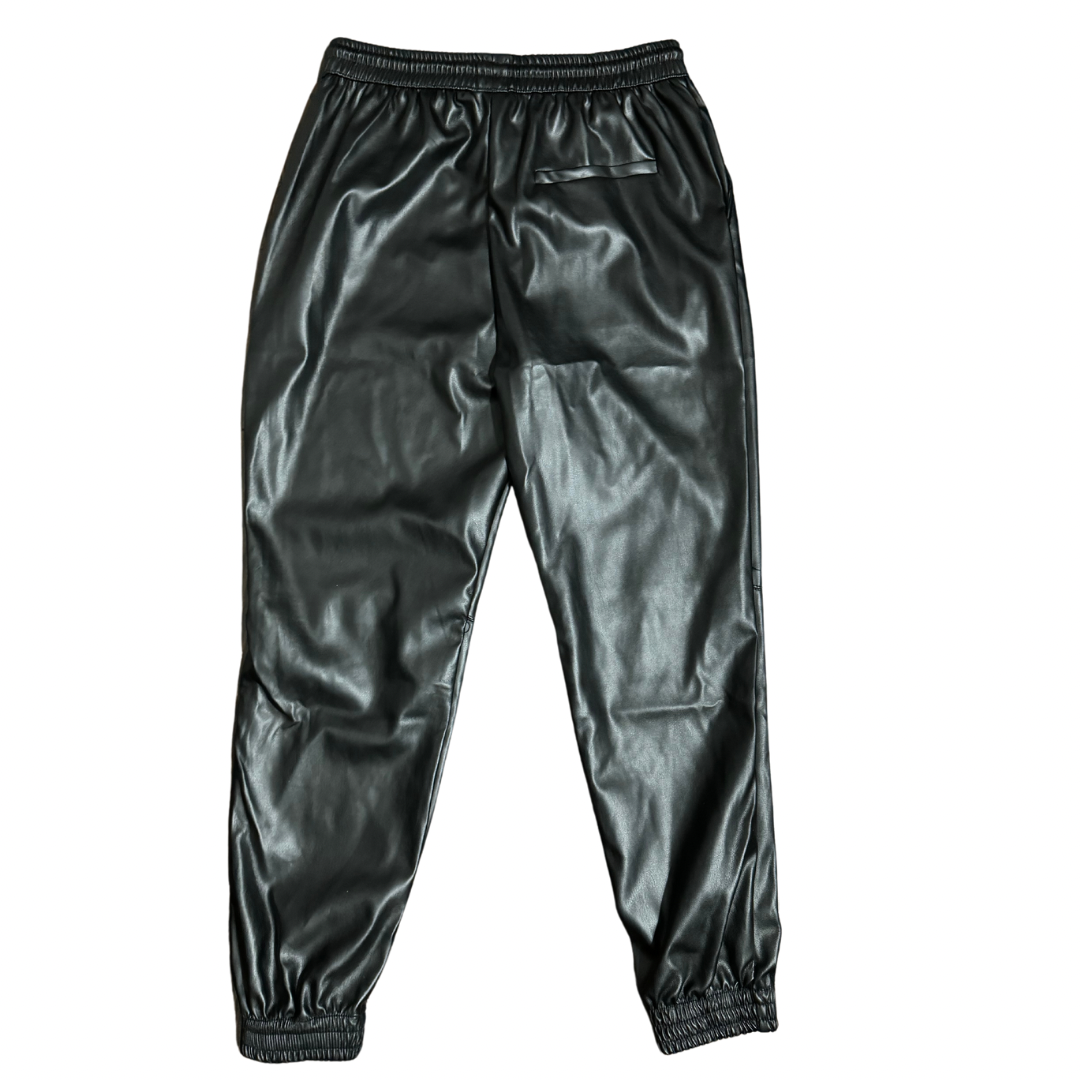 "Faux Leather" Joggers